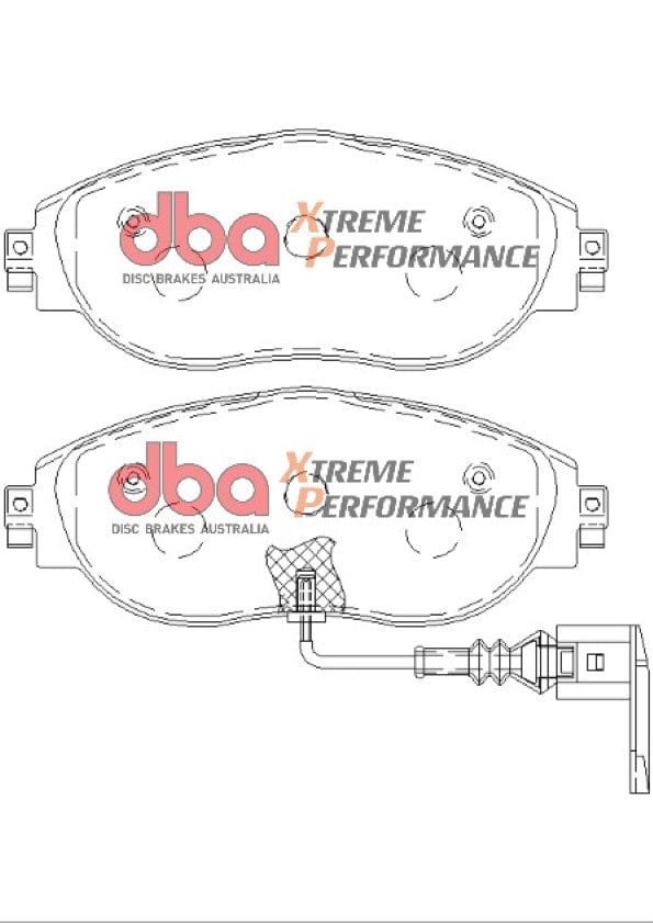 DBA Drum Golf VII, SKODA RS MY16 XP PERFORMANCE Front DBA Brake Pad SR