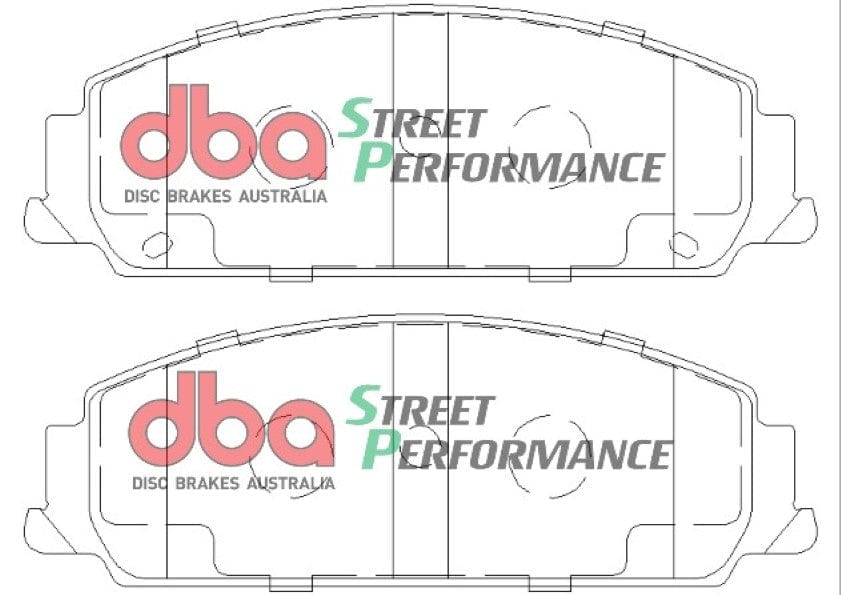 DBA Drum Holden Caprice WM 07-13 DBA SP PERFORMANCE Front Brake Pad SR