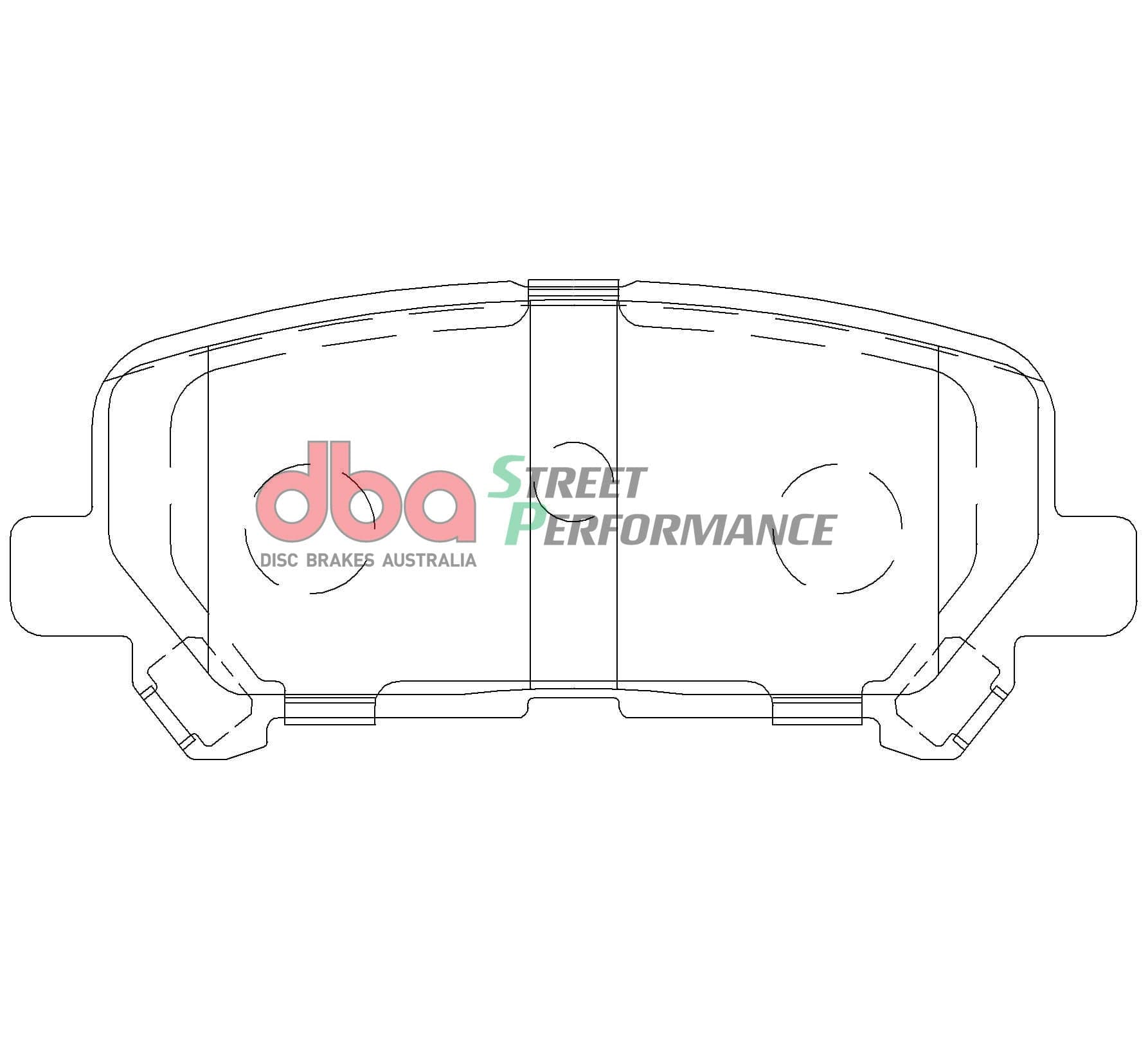 DBA Drum Holden Colorado 7 / ISUZU MUX 12- SP PERFORMANCE Rear DBA Brake Pad SR
