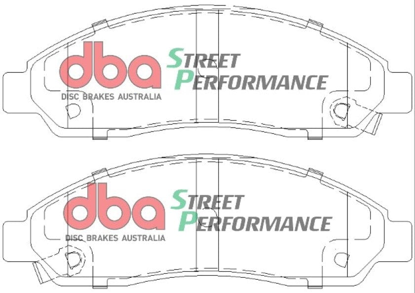 DBA Drum Holden Colorado RC 08-12 DBA SP PERFORMANCE Front Brake Pad SR
