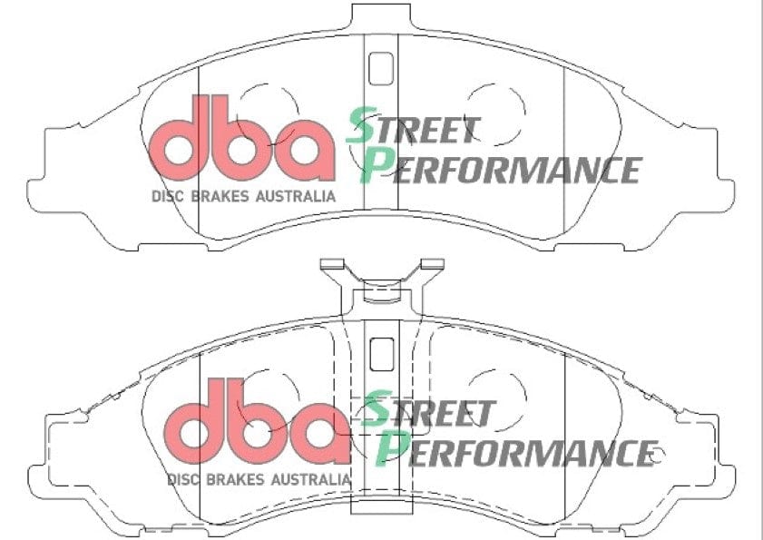 DBA Drum Holden Monaro VZ 05-06 DBA SP PERFORMANCE Front Brake Pad SR