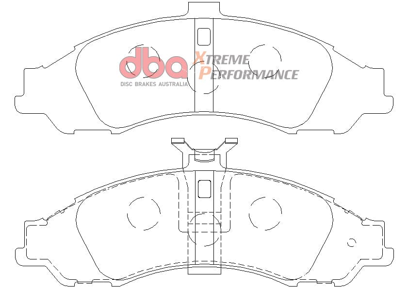 DBA Drum Holden Statesman WK/WL/VS/WH 97-06 DBA XP PERFORMANCE Front Brake Pad SR