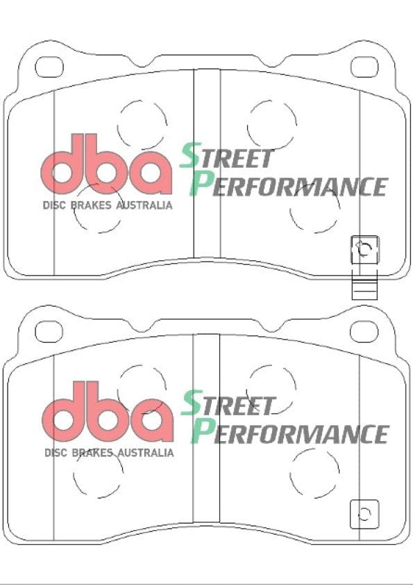 DBA Drum HSV Clubsport VE 08-13 DBA SP PERFORMANCE Front Brake Pad SR
