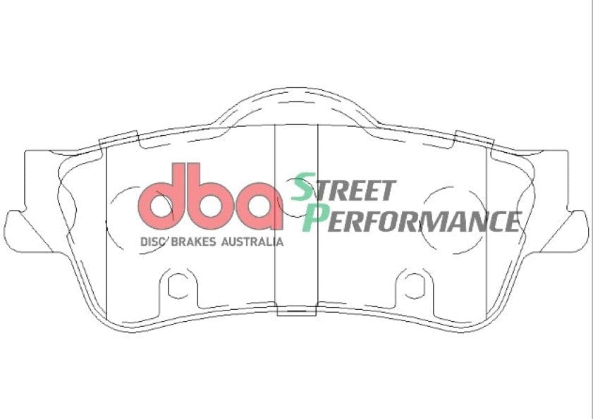 DBA Drum HSV Clubsport VE 08-13 DBA SP PERFORMANCE Rear Brake Pad SR