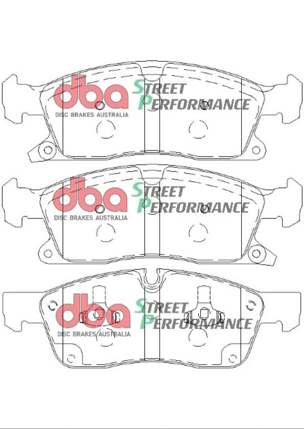 DBA Drum Jeep Grand Cherokee WK SP PERFORMANCE Front DBA Brake Pad SR