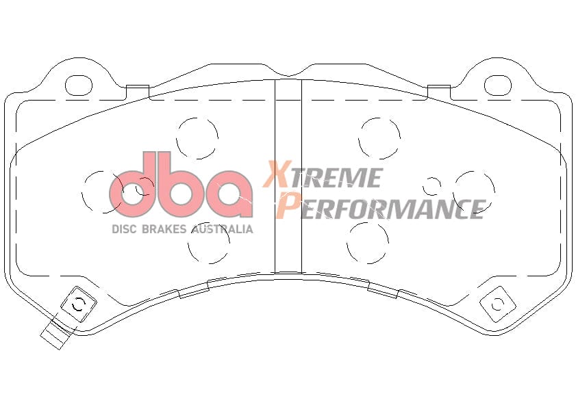 DBA Drum Jeep SRT XP PERFORMANCE Front DBA Brake Pad SR