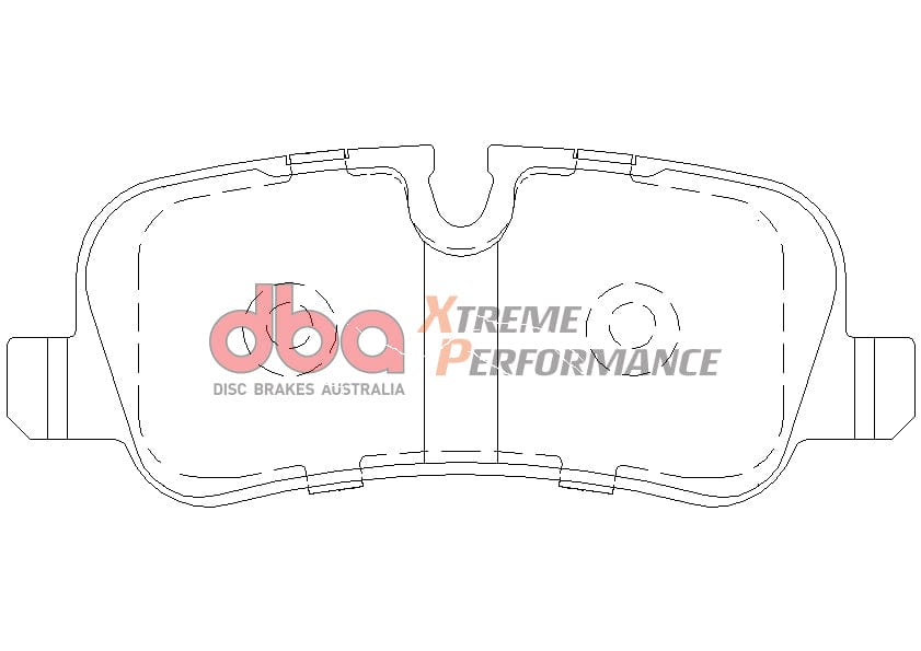 DBA Drum Landrover & Range Rover 02-14 XP PERFORMANCE Rear DBA Brake Pad SR