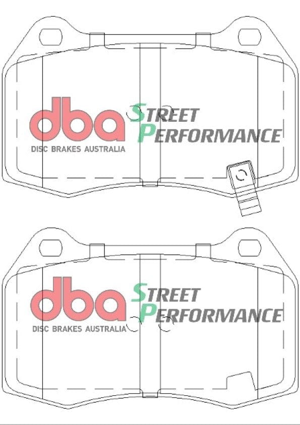 DBA Drum Nissan 350 Z Z33 03-09 DBA SP PERFORMANCE Front Brake Pad SR