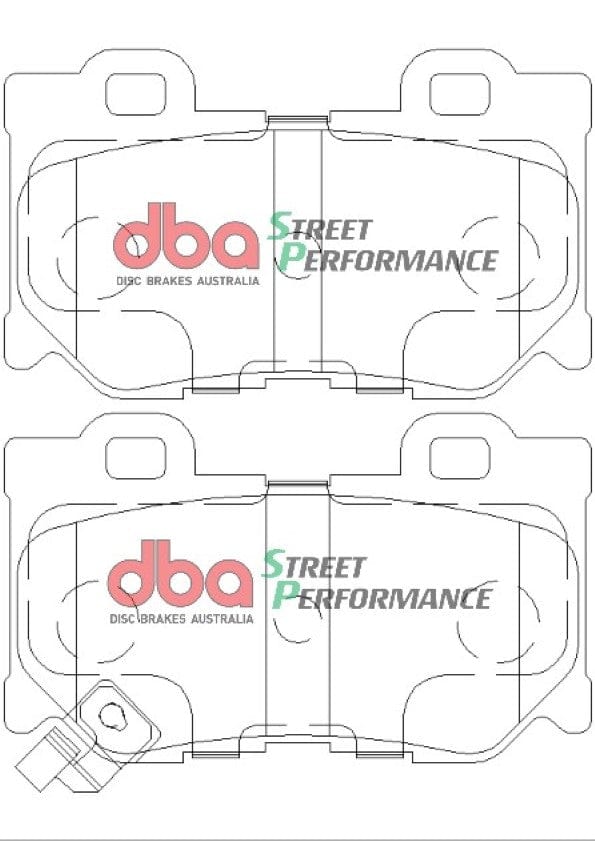 DBA Drum Nissan 370Z, Akebono Caliper SP PERFORMANCE Rear DBA Brake Pad SR