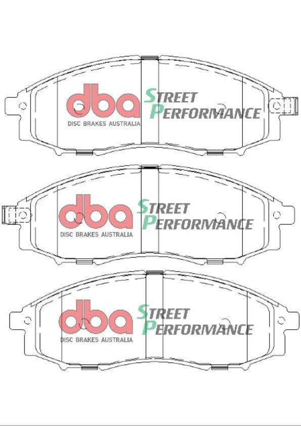 DBA Drum Nissan Navara D22 97-15 DBA SP PERFORMANCE Front Brake Pad SR