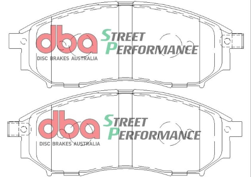 DBA Drum Nissan Navara D40 06-15 DBA SP PERFORMANCE Front Brake Pad SR
