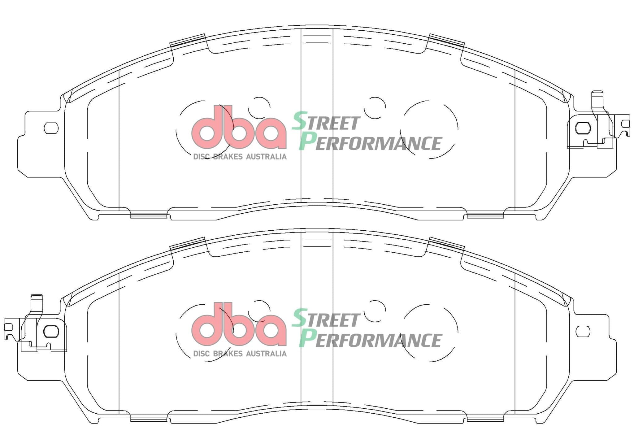 DBA Drum Nissan NP 300 5/ 15- SP PERFORMANCE Front DBA Brake Pad SR