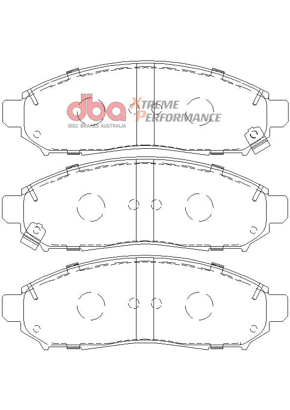 DBA Drum Nissan Pathfinder R51 05-13 DBA XP PERFORMANCE Front Brake Pad SR