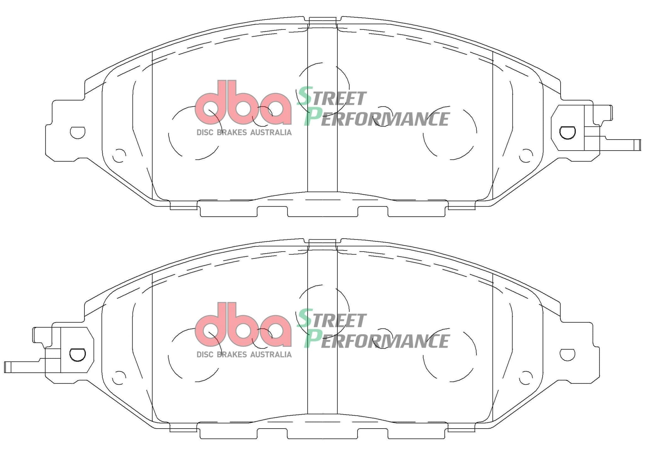 DBA Drum Nissan Pathfinder R52 13- SP PERFORMANCE Front DBA Brake Pad SR