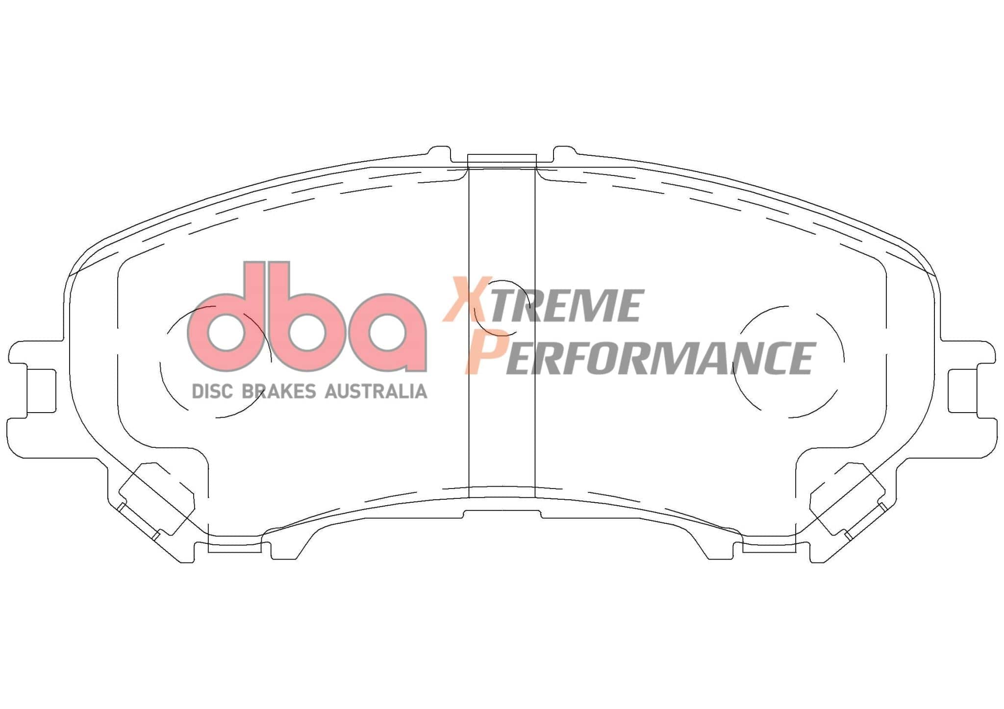 DBA Drum Nissan Xtrail -T32 11/ 13- XP PERFORMANCE Front DBA Brake Pad SR