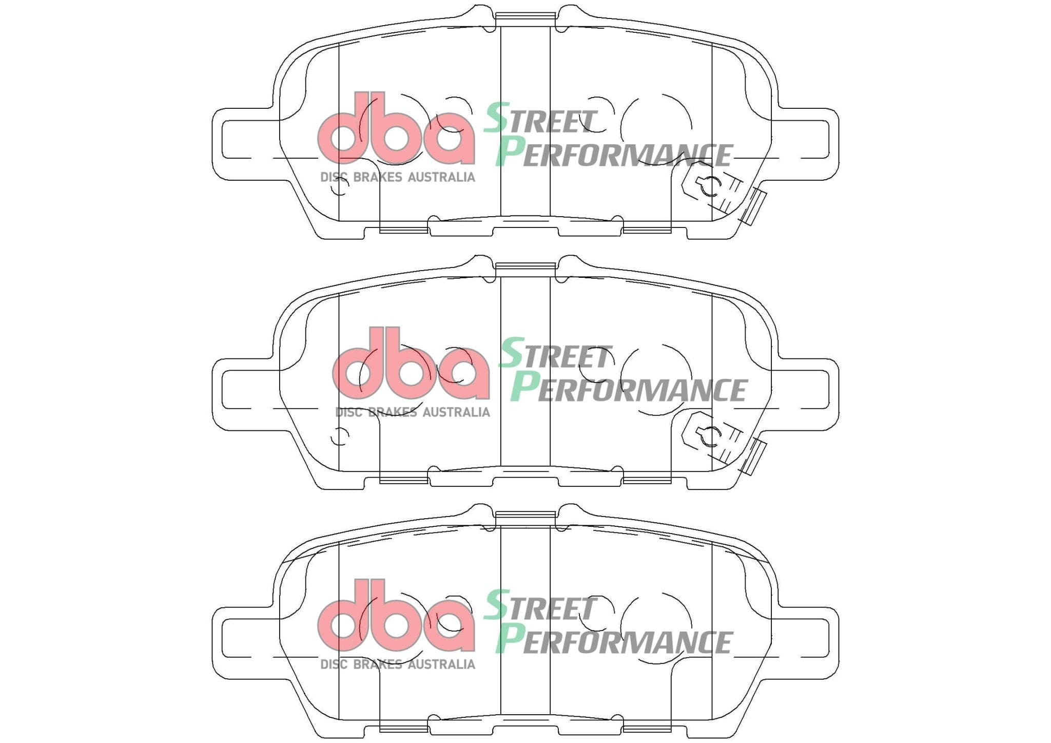 DBA Drum Nissan Xtrail -T32, Nissan Pathfinder 13- SP PERFORMANCE Rear DBA Brake Pad SR