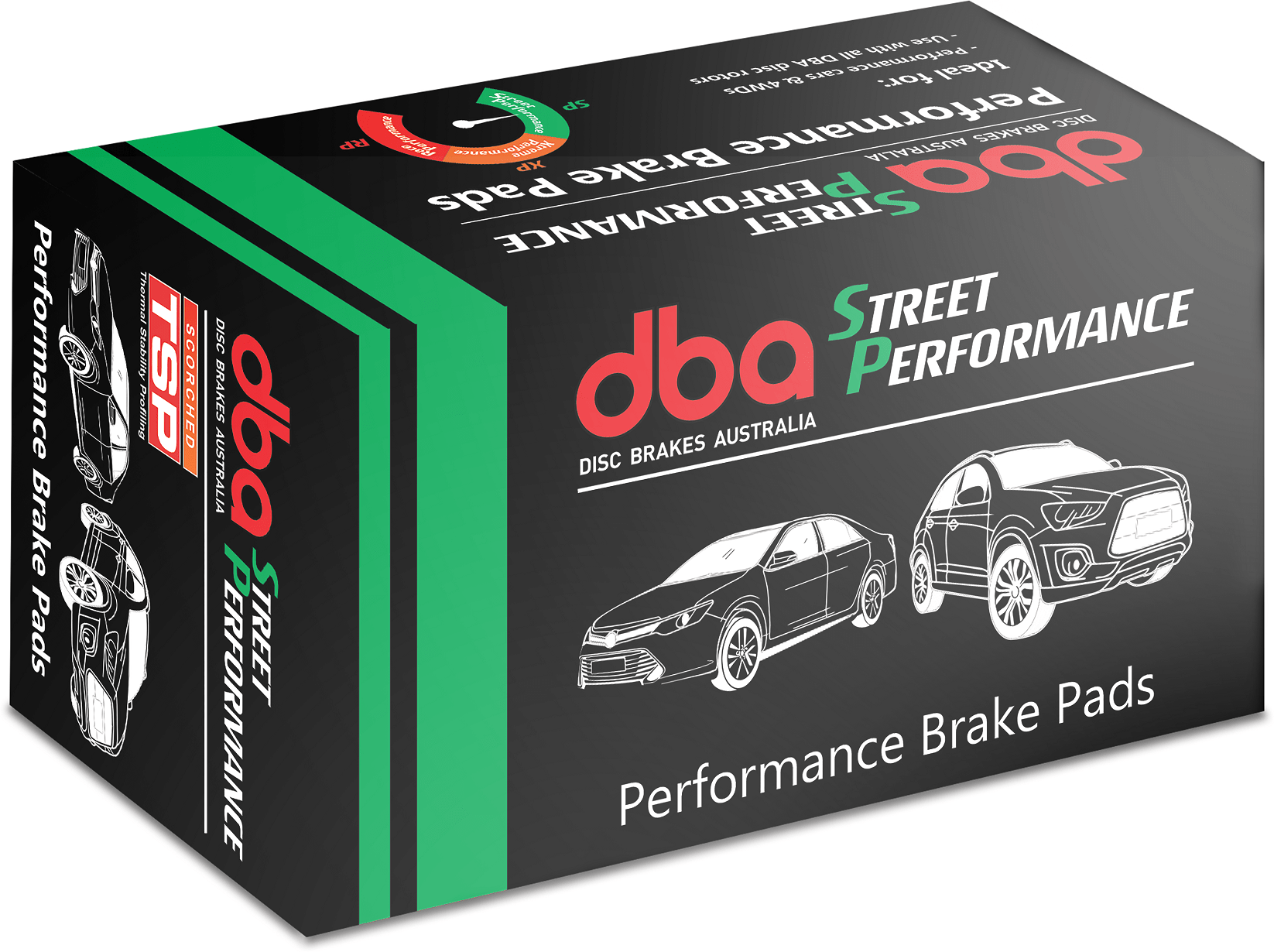 DBA Drum Peugeot 207 WC/WA 06-13 DBA SP PERFORMANCE Front Brake Pad SR