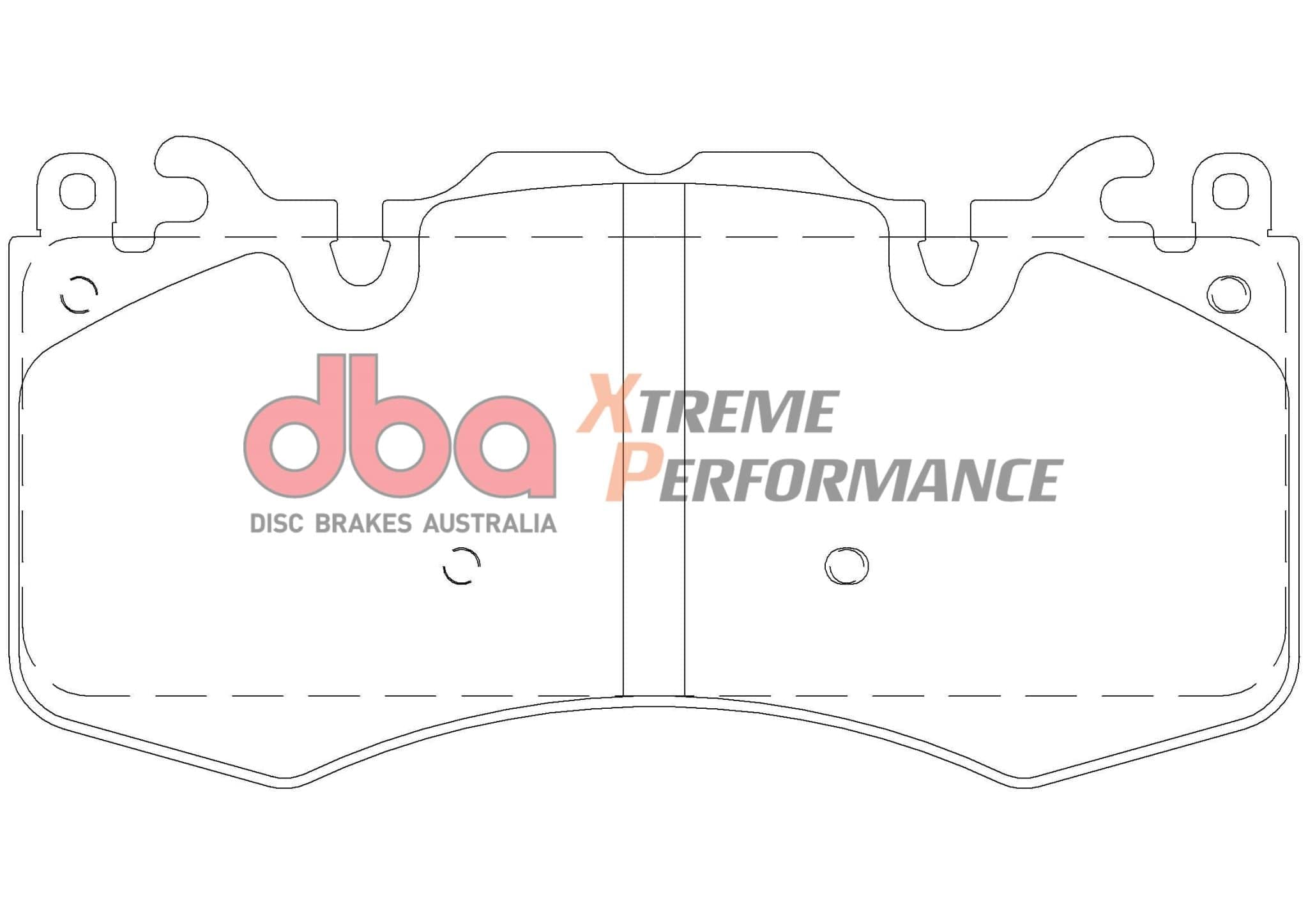 DBA Drum Range Rover Sport Vogue Brembo Caliper 09- XP PERFORMANCE Front DBA Brake Pad SR