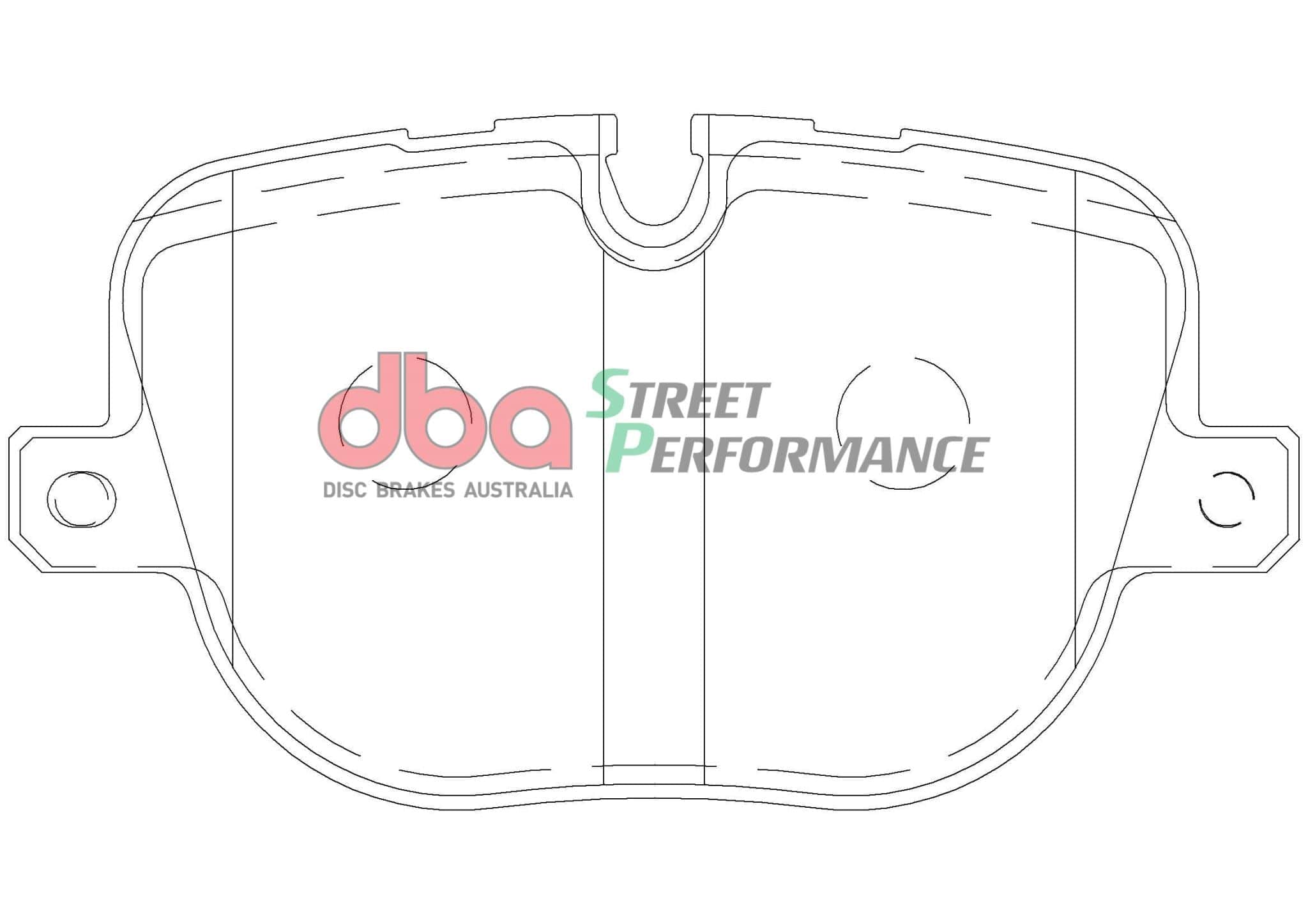 DBA Drum Range Rover Sport Vogue TRW Caliper 09- SP PERFORMANCE Rear DBA Brake Pad SR