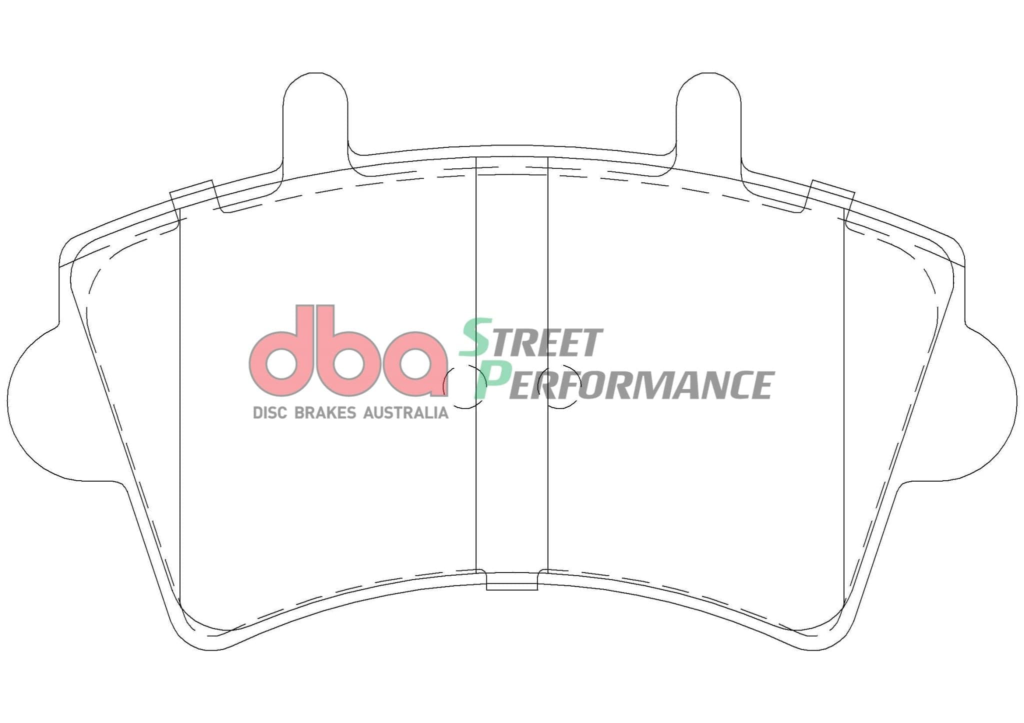 DBA Drum Renault Master 100,120 03- SP PERFORMANCE Front DBA Brake Pad SR