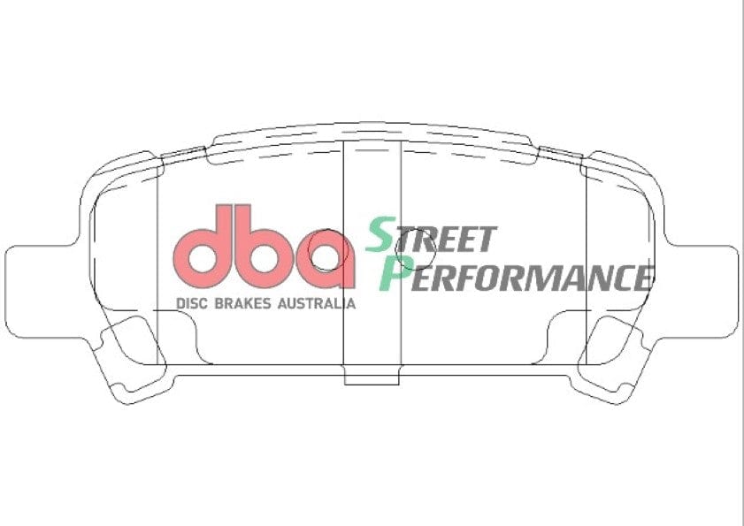 DBA Drum Subaru Forester SG/SG9/SF/SF5 98-08 DBA SP PERFORMANCE Rear Brake Pad SR