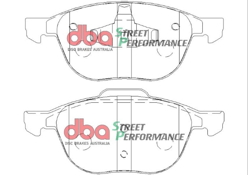 DBA Drum Volvo V50 545 04-10 DBA SP PERFORMANCE Front Brake Pad SR