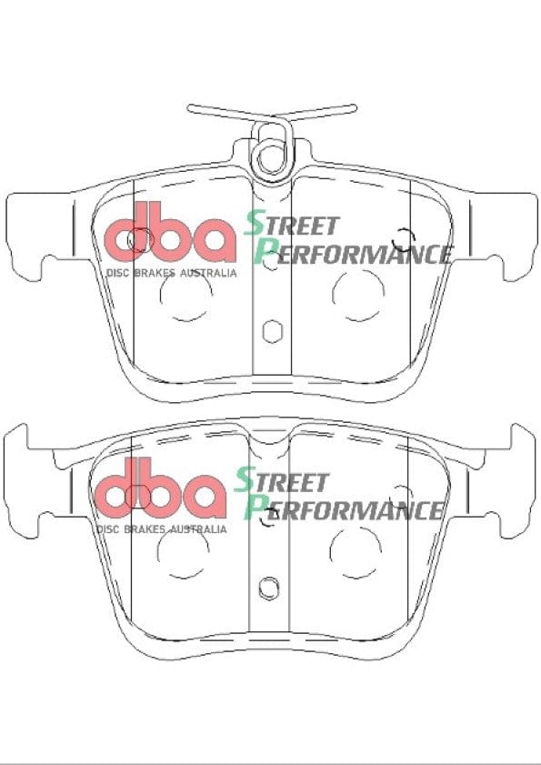 DBA Drum VW Golf Mk VII SP PERFORMANCE Rear DBA Brake Pad SR
