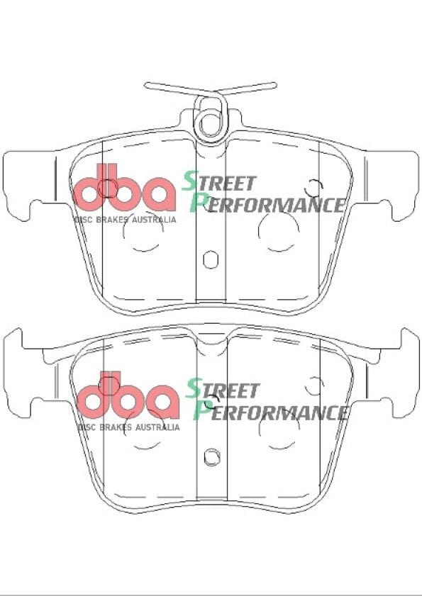 DBA Drum VW Golf MK7 SP PERFORMANCE Rear DBA Brake Pad SR