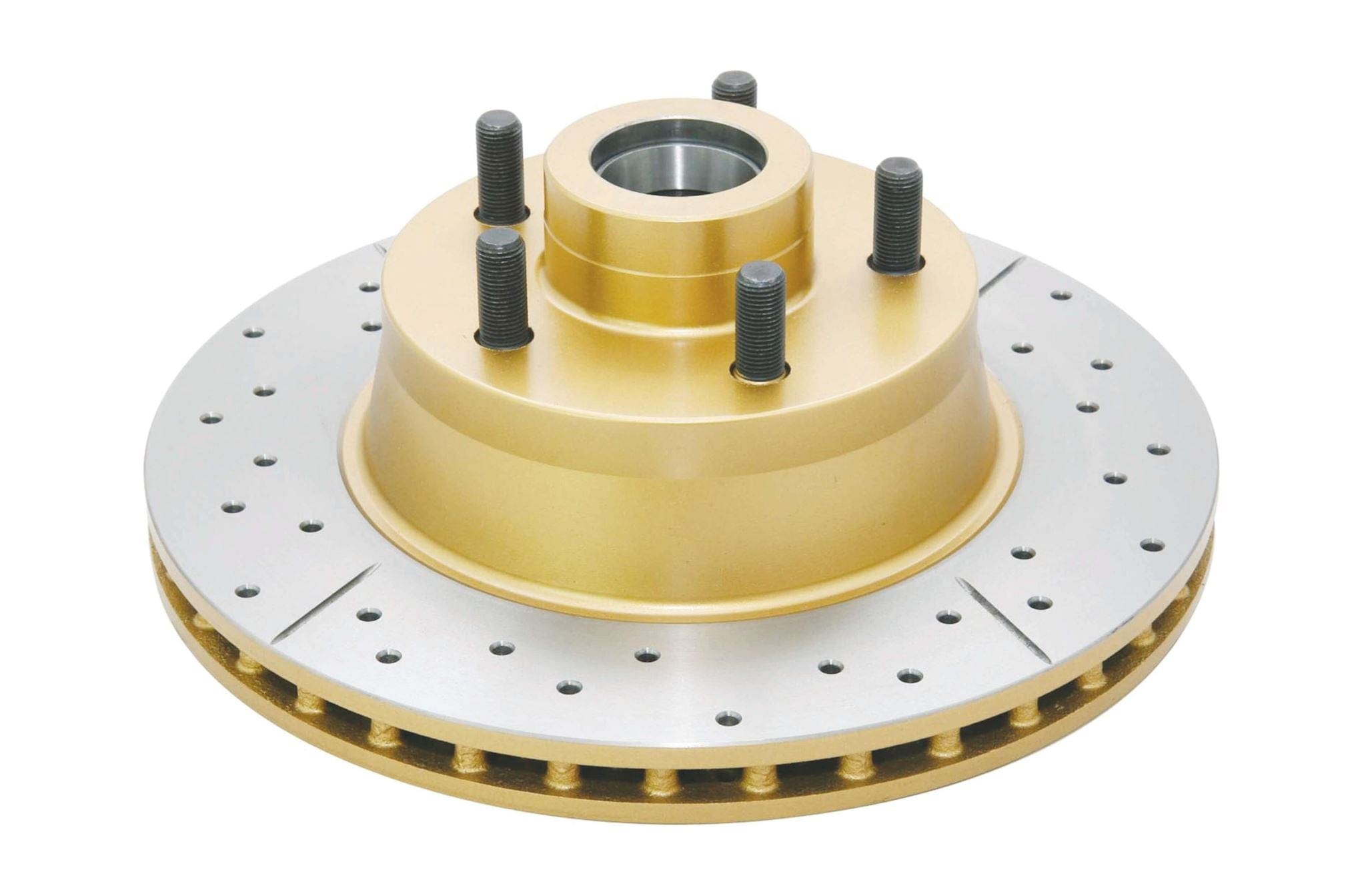 DBA Rotor Ford XB-XF 75-95 Street Gold Cross-drilled slotted KP F DBA Disc Brake Rotors SR