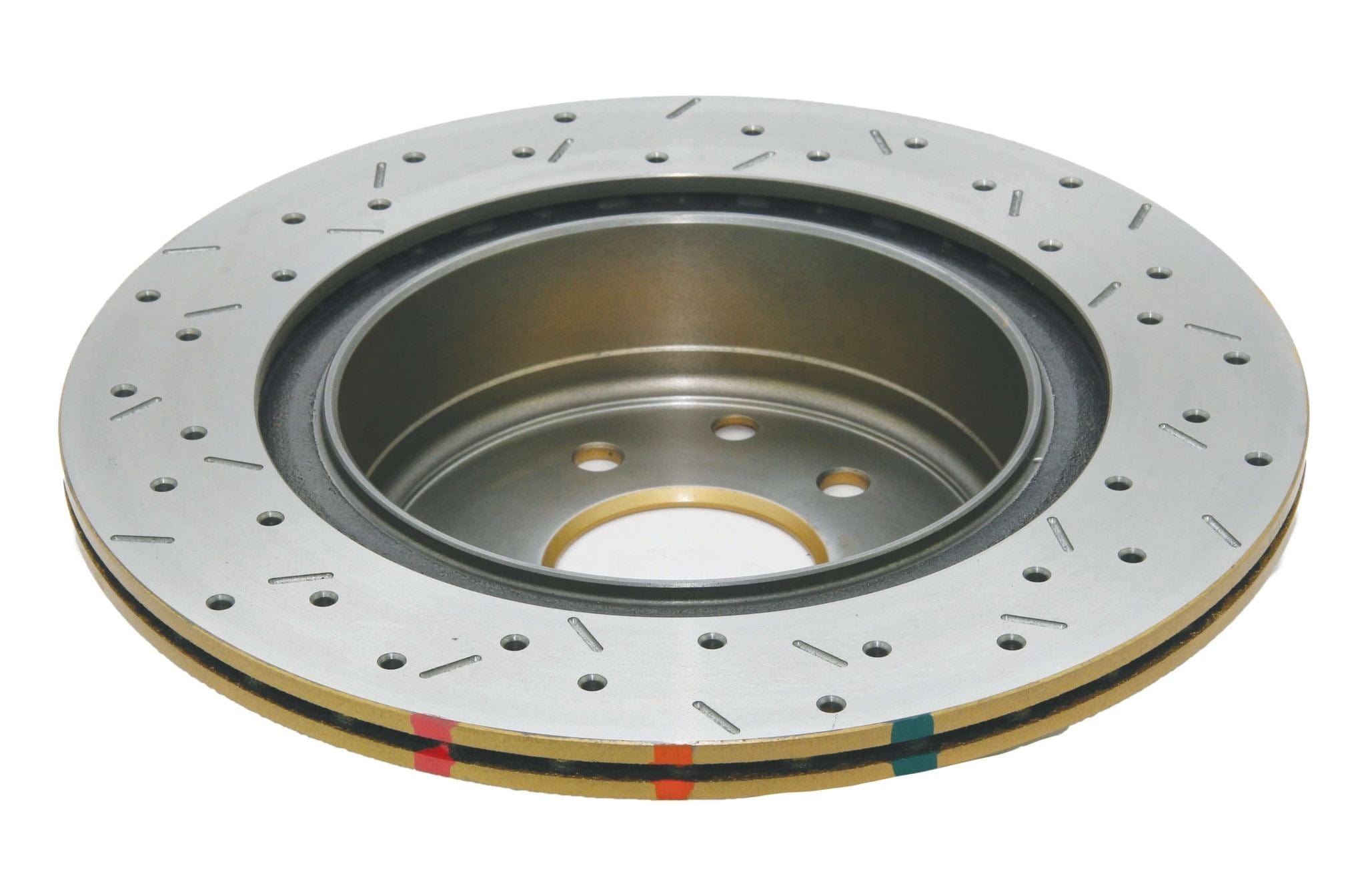 DBA Rotor Nissan 350Z 05- 4000 XS Cross-drilled slotted KP Rear DBA Disc Brake Rotors SR