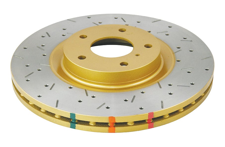 DBA Rotor Nissan Murano and 350Z 4000 XS Crossdrilled/slotted KP F Disc Brake Rotors SR