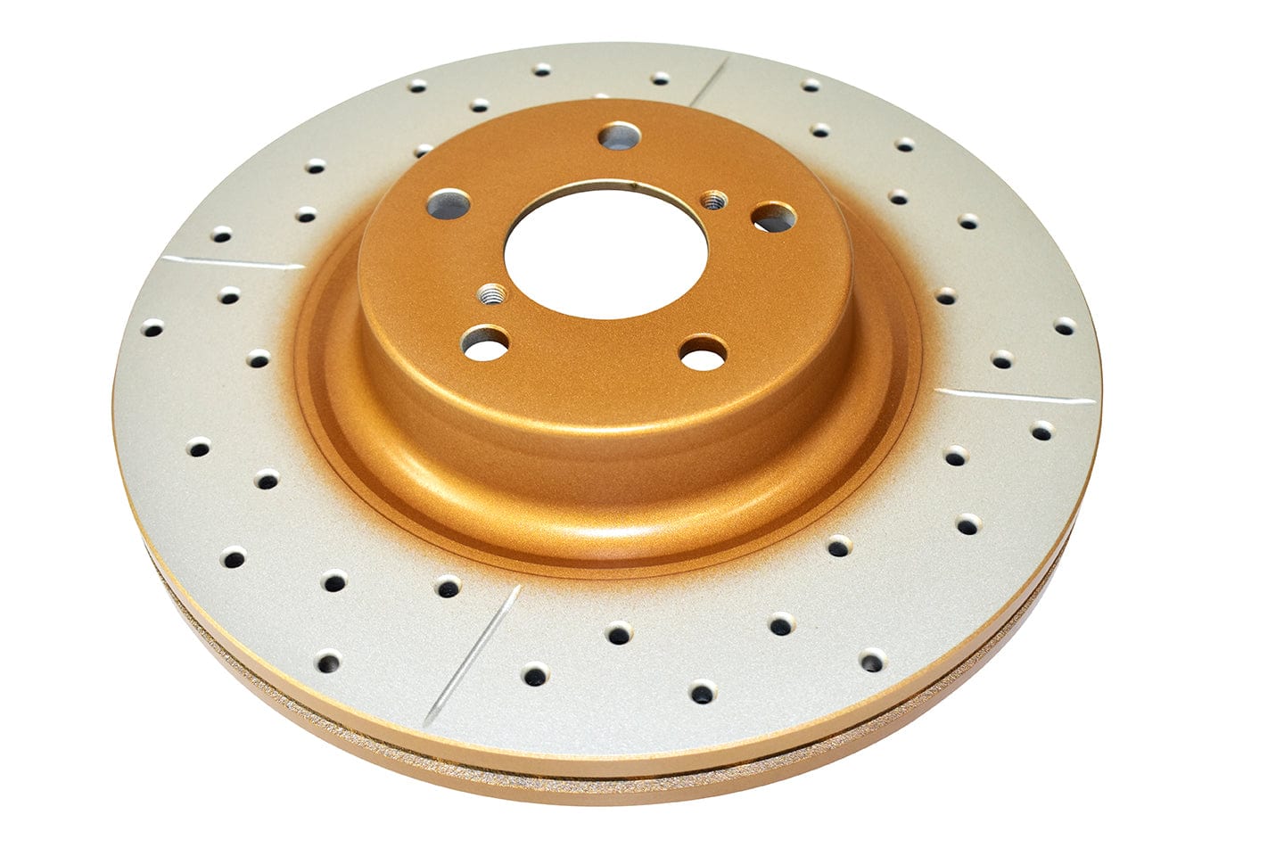 DBA Rotor Subaru Impreza WRX Street Gold Cross-drilled slotted KP F Disc Brake Rotors SR