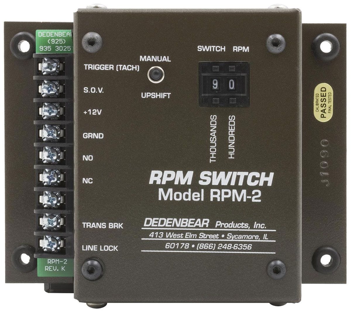 DEDENBEAR Dedenbear RPM Activated Switch DE-RPM2 SR