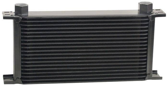 DERALE -10AN, 13" O-ring Female L x 6-7/16" H x 2" W, Number of Rows 19 Derale Derale Stacked Plate Cooler (No Fittings) DP51978 SR