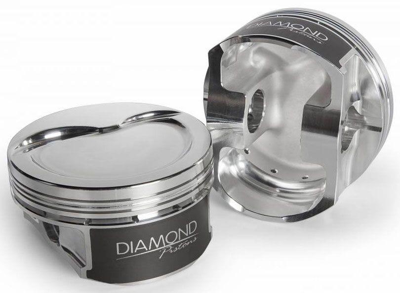 DIAMOND 4.070" bore, 4.000" stroke, 6.125" rod length, -15cc dome volume Diamond Pistons LSA Dish Top Forged Pistons With Rings D1LSA-4070-R1-8 SR