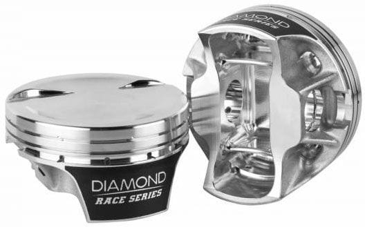 Diamond Diamond Diamond LS Dish Top Forged Pistons with Rings (D21536-RS) SR