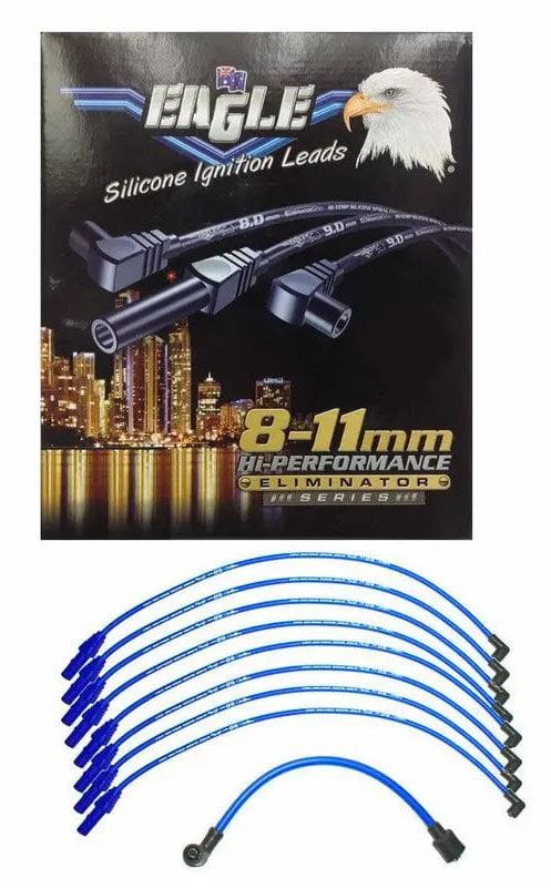 EL Suit BB Chev With HEI Cap 90° Distributor & 145° Spark Plug (Suit Lea Eagle Leads 9mm Eliminator Series I Around Rocker Cover Lead Set - Blue ELE9856 SR