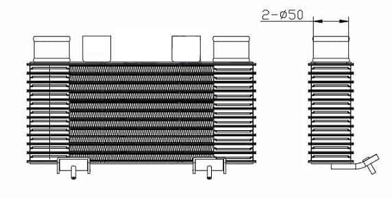 Fenix Cooling Intercooler Ford Courier / Mazda B-Series UN 2.5L WLT Diesel 1998-2006 SR