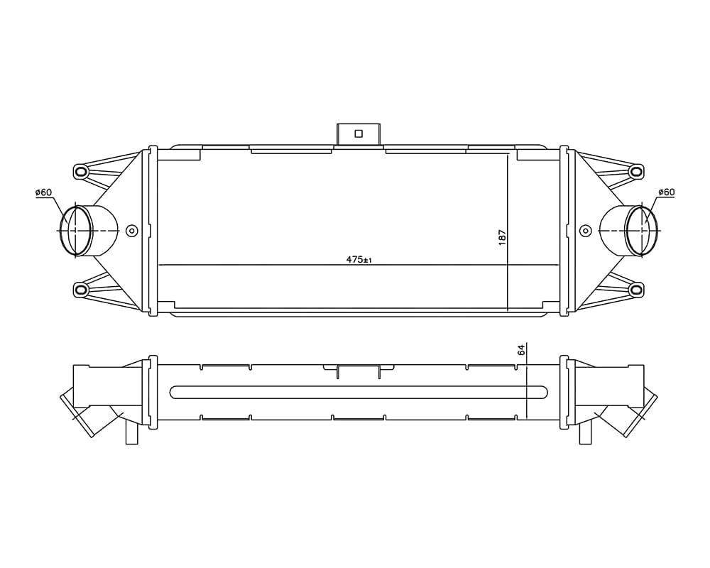 Fenix Cooling Intercooler Iveco Daily 2006-2011 SR