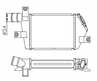 Fenix Cooling Intercooler Mitsubishi Triton MN-ML 2005-2014 SR