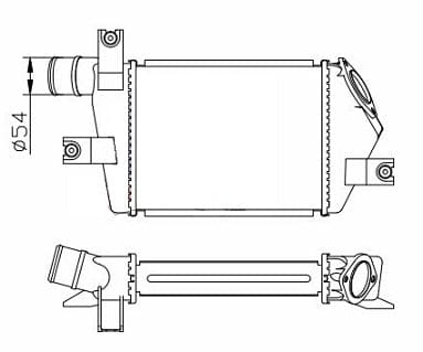Fenix Cooling Intercooler Mitsubishi Triton MN-ML 2005-2014 SR