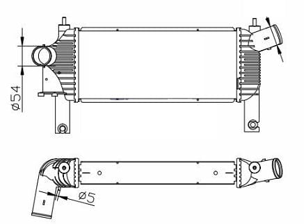 Fenix Cooling Intercooler Nissan Navara D40 / Pathfinder R51 2004-2014 SR