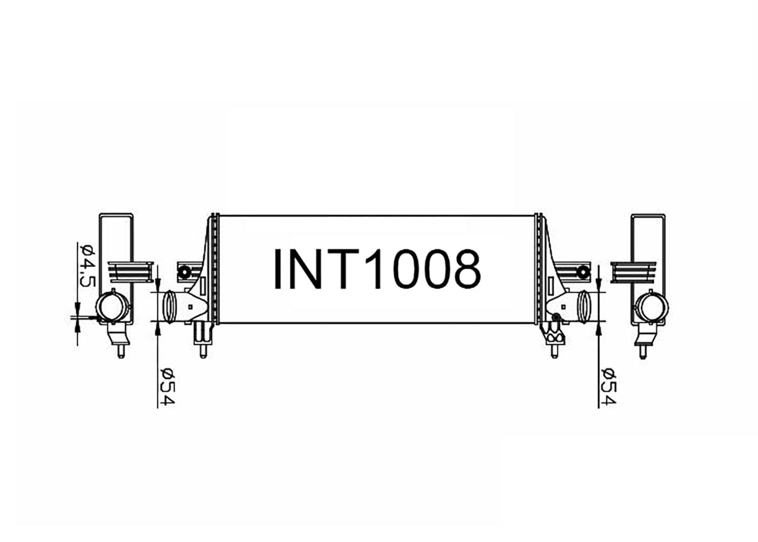 Fenix Cooling Intercooler Toyota Hilux GUN 2.4L / 2.8L & Fortuner GUN 2.8L Diesel 2015- SR