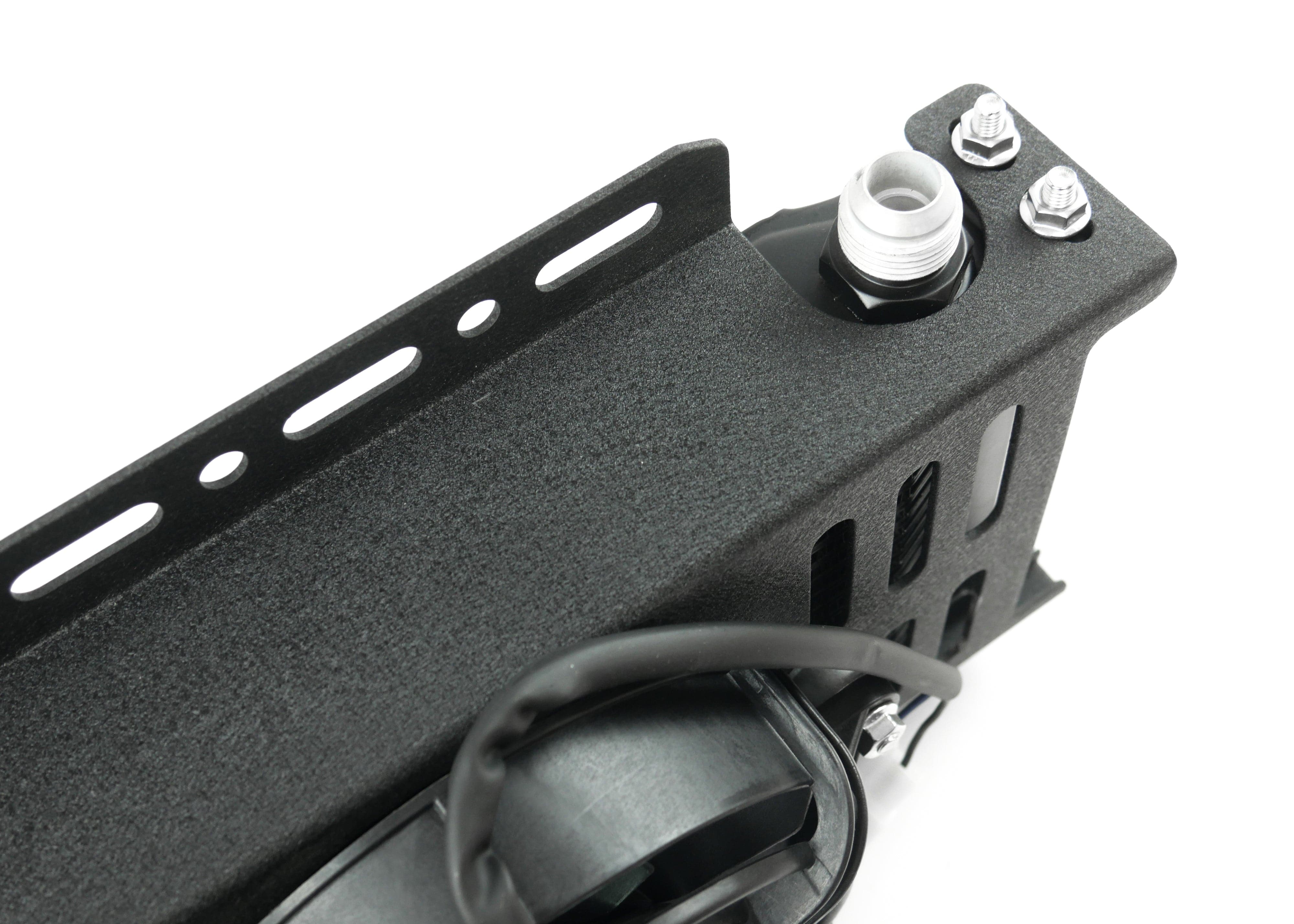 Fenix Cooling Oil Cooler Universal Oil Cooler with Fan Shroud Kit - 19 Row SR