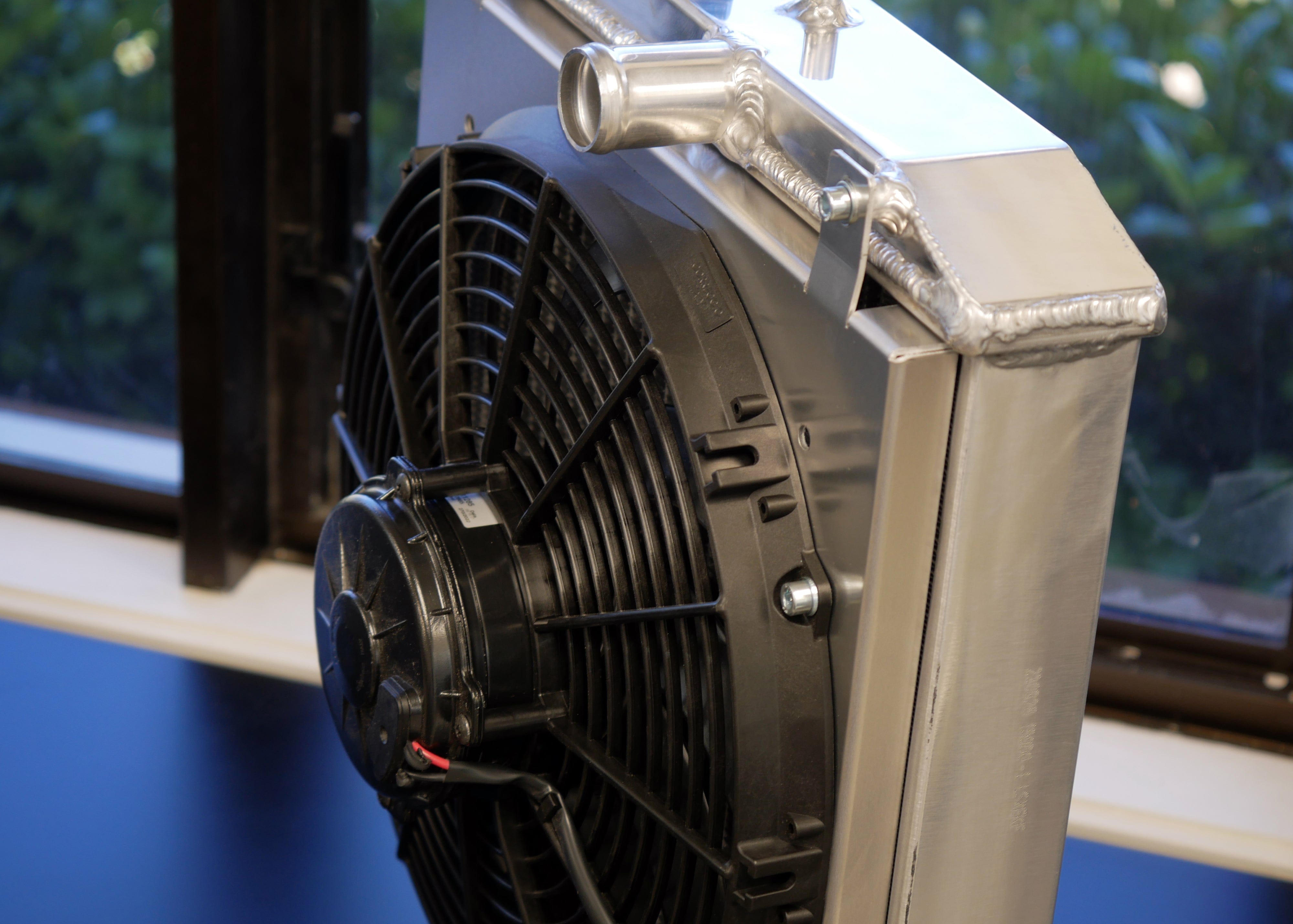 Fenix Cooling Performance Fans & Shrouds Raw / SPAL 12" 1328CFM Honda Civic EJ/EK/EM VTEC & NON-VTEC Fan Shroud Kit SR