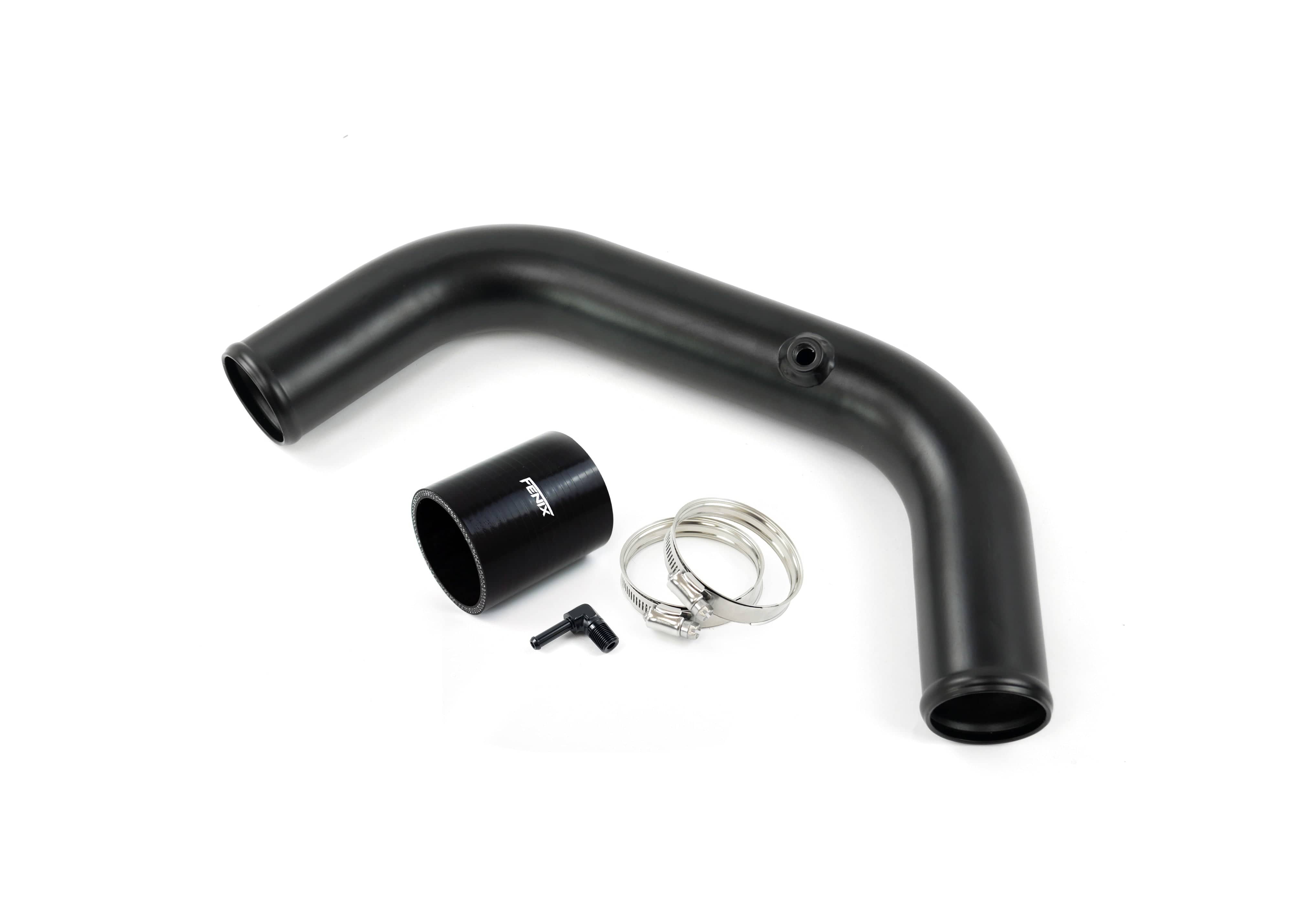 Fenix Cooling Performance Intercooler Black / With - 1/8" NPT to 6mm 90° Barb / With Nissan Silvia / 200SX S14 & S15 SR20DET - Hot Pipe SR