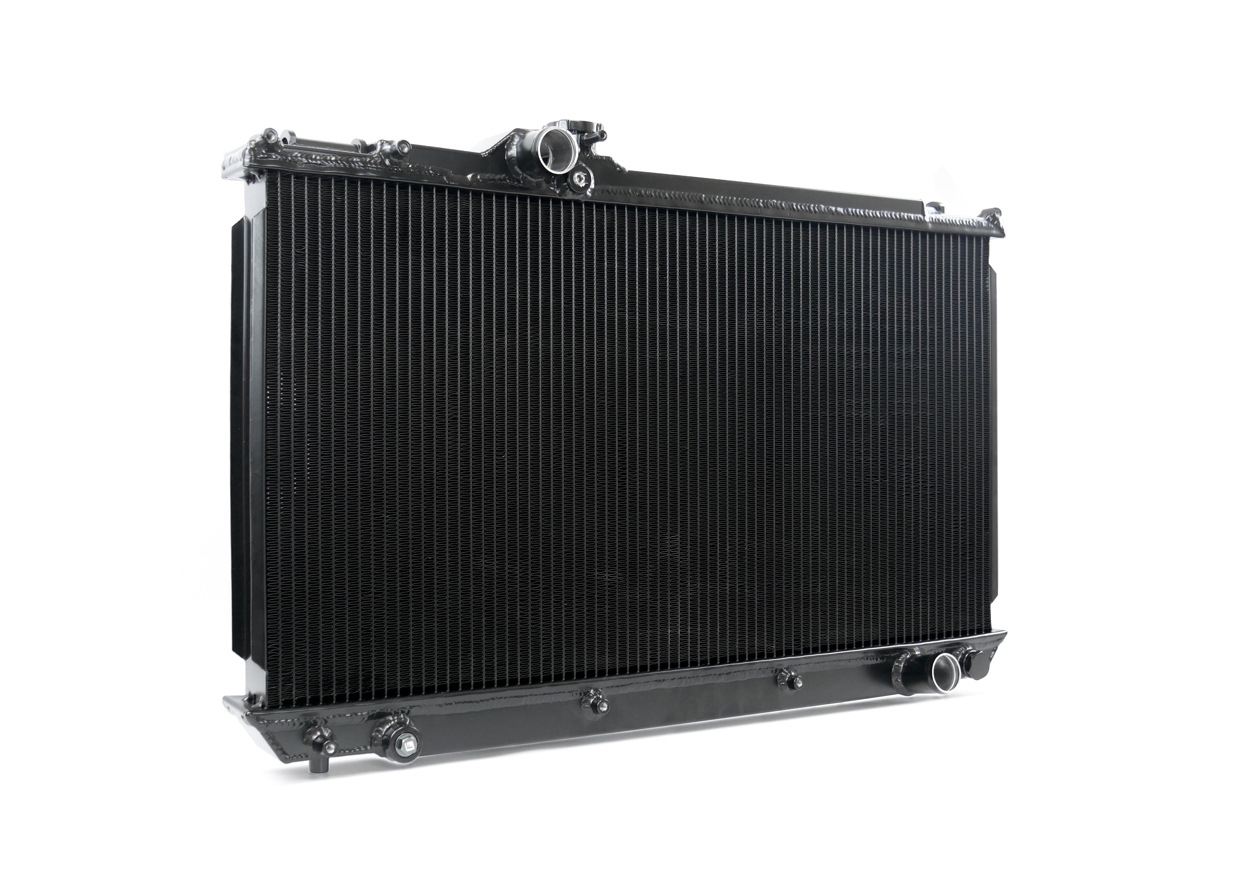 Fenix Cooling Performance Radiator Automatic / Raw / With x2 Fenix 12" 120W Lexus IS 200 / IS 300 1G-FE & 2JZ-GE 1998-2005 SR