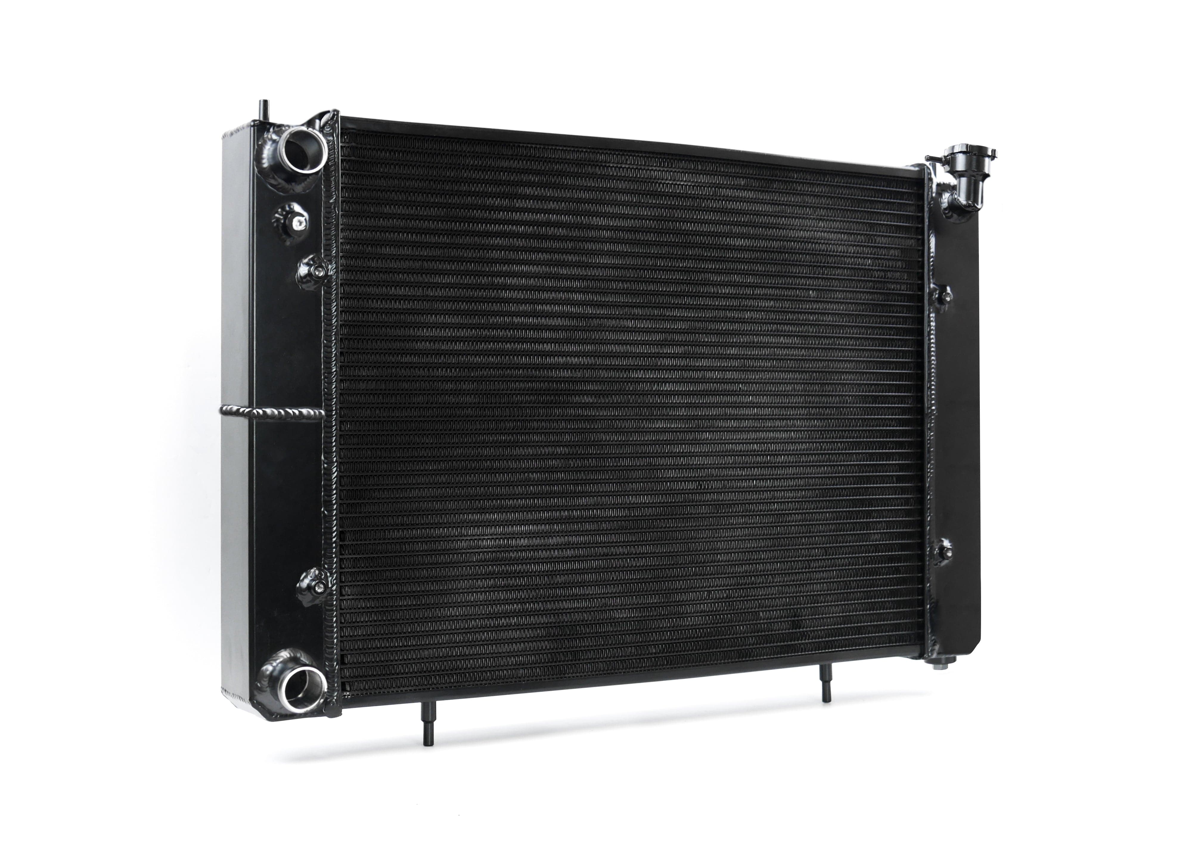 Fenix Cooling Performance Radiator Black / With x1 SPAL 2024CFM 16" Nissan Silvia S14 / S15 with K24A or LS V8 1993-2002 | Performance Radiator SR