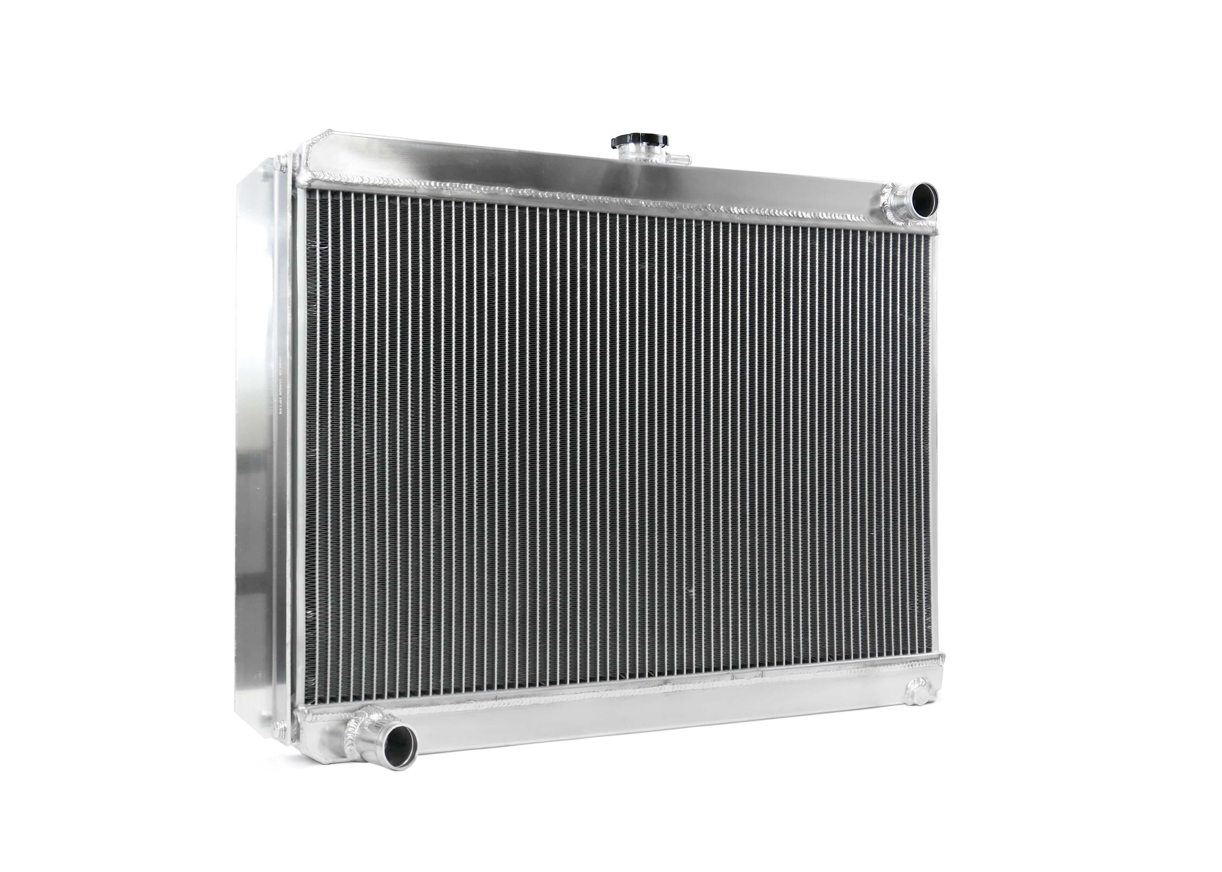 Fenix Cooling Performance Radiator Raw Universal Large Radiator - Top Outlet Pipe Right / Bottom Outlet Pipe Left. SR