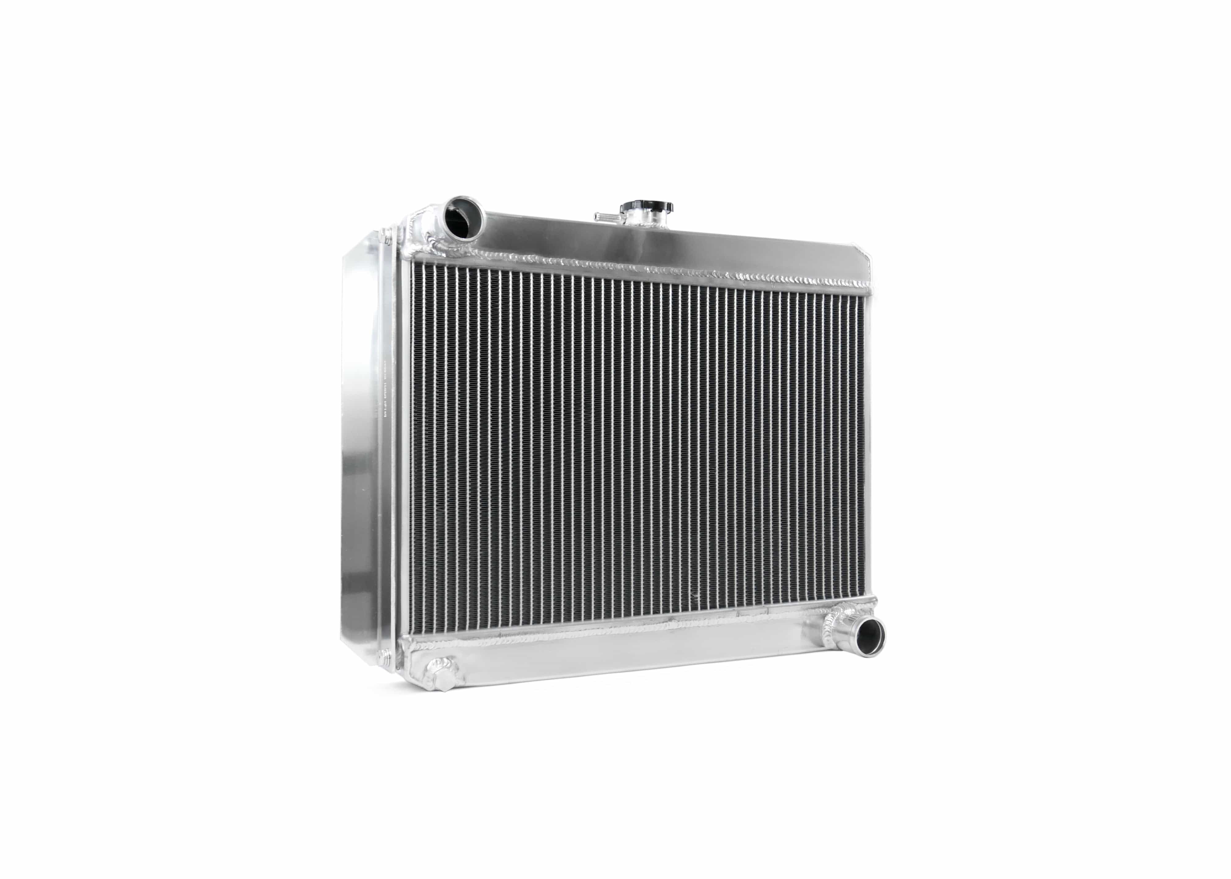 Fenix Cooling Performance Radiator Raw Universal Small - Top Outlet Pipe Left / Bottom Outlet Pipe Right. SR